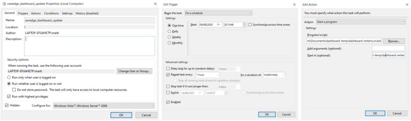 Windows Task Scheduler Script Automation